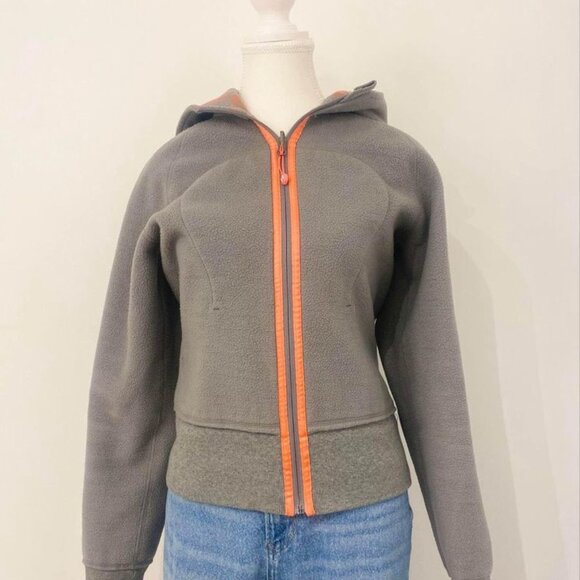 Lululemon Reversible Scuba Hoodie Sweater- Size 6 - Picture 4 of 8